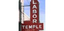 Duluth Labor Temple Building Sign