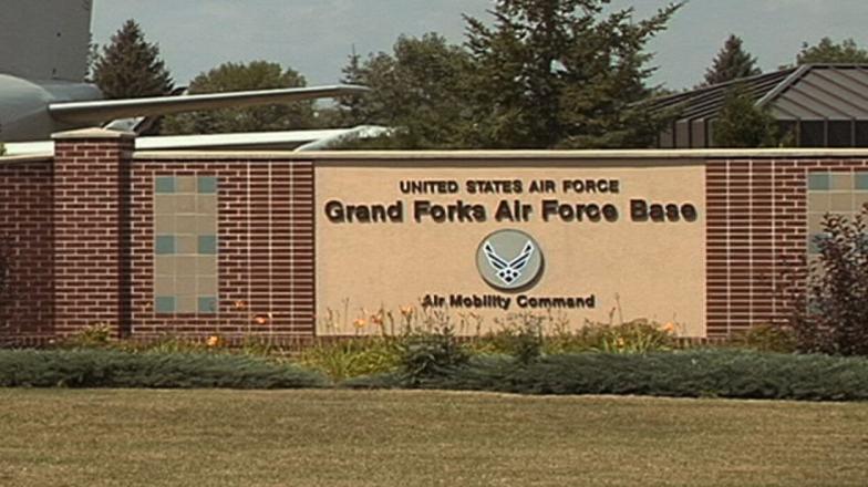 Grand Forks Air Force Base Sign