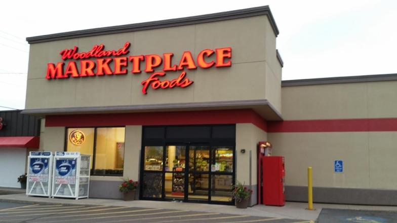 Woodland Marketplace store building