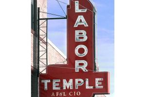 Duluth Labor Temple Building Sign